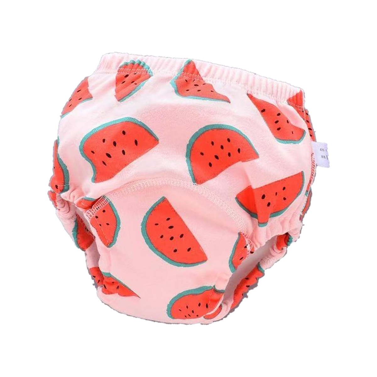 Watermelon print: pink training underwear with watermelon slices